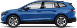 Skoda Enyaq iV azul lado derecho
