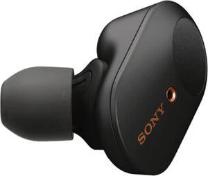 Sony WF 1000XM3 zwart zijkant