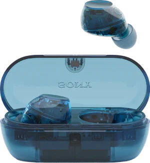 Sony WF C710N blue case front opened