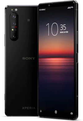Sony Xperia 1 II zwart overzicht