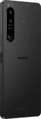 Sony Xperia 1 IV svart tillbaka höger sida