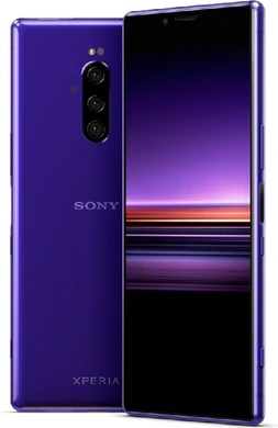 Sony Xperia 1 paars overzicht