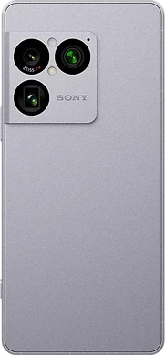 Sony Xperia 1 VIII zilver achterkant