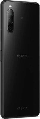 Sony Xperia 10 II zwart achterkant rechterzijkant