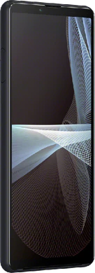 Sony Xperia 10 III svart front vänster sida