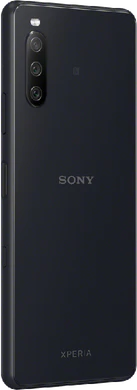 Sony Xperia 10 III svart tillbaka höger sida