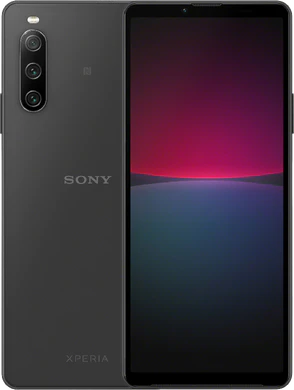 Sony Xperia 10 IV zwart overzicht