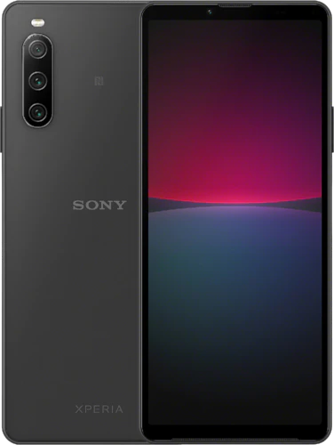 Sony Xperia 10 IV negro visión general