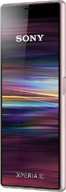 Sony Xperia 10 pink front right side