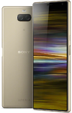 Sony Xperia 10 Plus guld oversigt