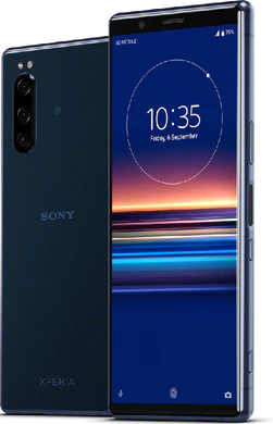 Sony Xperia 5 blauw overzicht