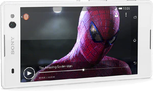 Sony Xperia C3 bianco ruotato