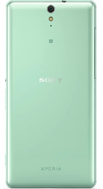 Sony Xperia C5 Ultra mint groen achterkant