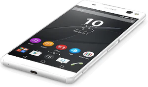 Sony Xperia C5 Ultra wit schuin