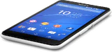 Sony Xperia E4 Dual weiß flachliegend