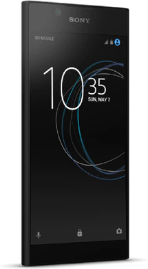 Sony Xperia L1 nero copertina frontale lato sinistro