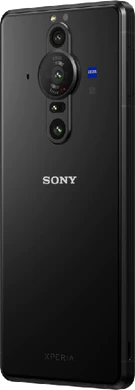 Sony Xperia pro i svart bakside venstre side
