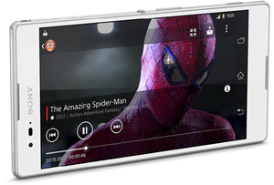 Sony Xperia T2 Ultra wit gedraaid