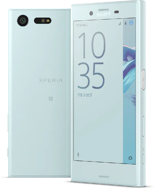Sony Xperia X Compact blauw overzicht