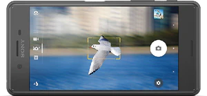 Sony Xperia X Performance zwart gedraaid