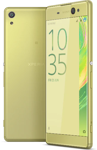 Sony Xperia XA Ultra overzicht lime goud