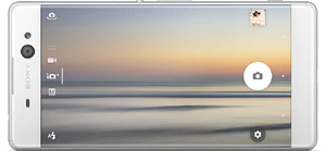 Sony Xperia XA Ultra wit gedraaid