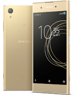 Sony Xperia XA1 Plus goud overzicht