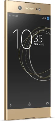 Sony Xperia XA1 Ultra goud voorkant linkerzijkant