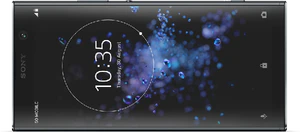 Sony Xperia XA2 Plus zwart gedraaid