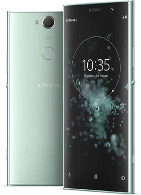 Sony Xperia XA2 Plus groen overzicht