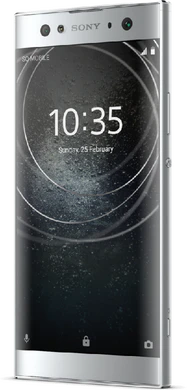 Sony Xperia XA2 Ultra zilver voorkant rechterzijkant