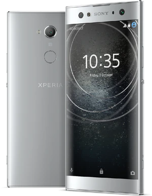 Sony Xperia XA2 Ultra zilver overzicht