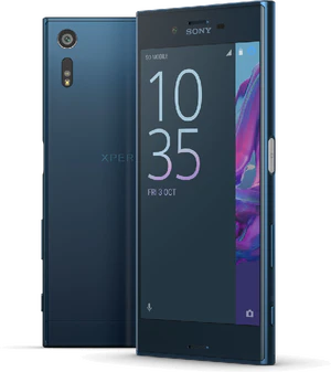 Sony Xperia XZ blauw overzicht