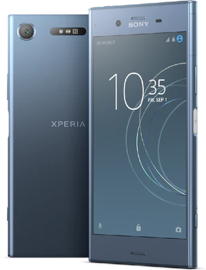 Sony Xperia XZ1 blauw overzicht