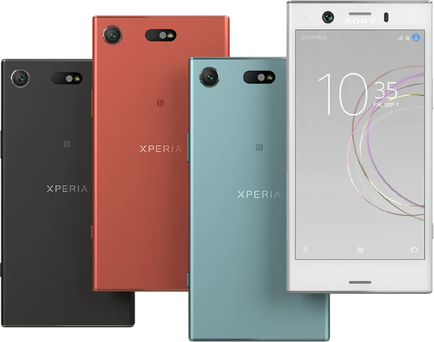 Sony Xperia XZ1 Compact kleuren overzicht Sony Xperia XZ1 Compact kleuren overzicht