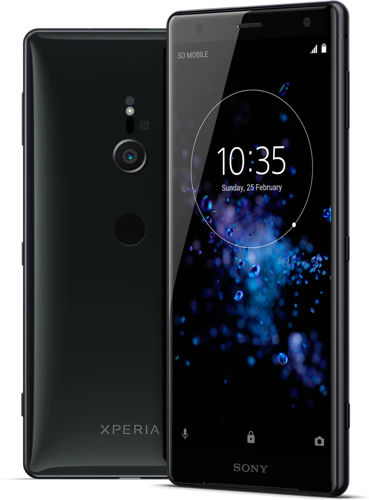 Sony Xperia XZ2 sort oversigt