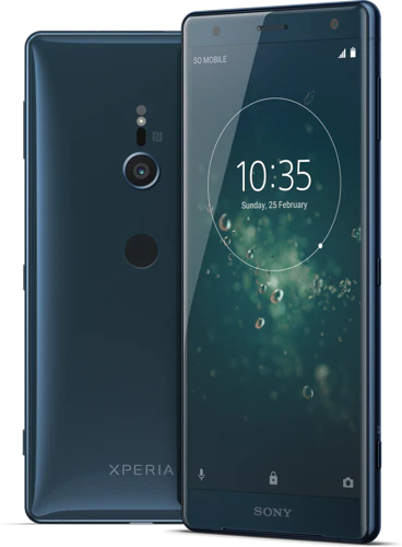 Sony Xperia XZ2 groen overzicht Sony Xperia XZ2 groen overzicht