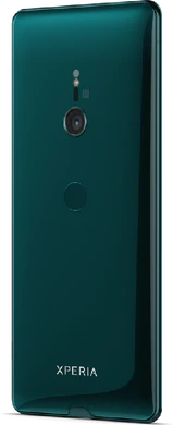 Sony Xperia XZ3 achterkant linkerzijkant groen