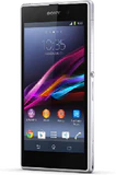 Sony Xperia Z1 voorkant schuin wit