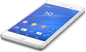 Sony Xperia Z3 wit schuin