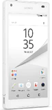 Sony Xperia Z5 Compact wit voorkant linkerzijkant