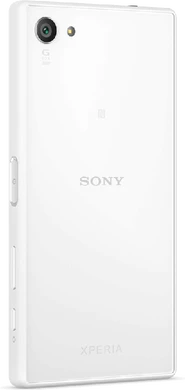 Sony Xperia Z5 Compact wit achterkant rechterzijkant