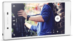 Sony Xperia Z5 wit gedraaid