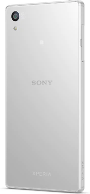 Sony Xperia Z5 wit achterkant linkerzijkant
