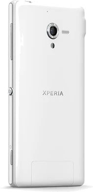 Sony Xperia ZL wit achterkant schuin