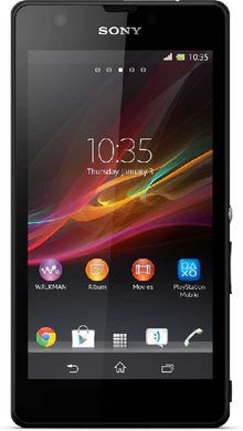 Sony Xperia ZR voorkant