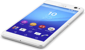 Sony Xperia C4 wit liggend