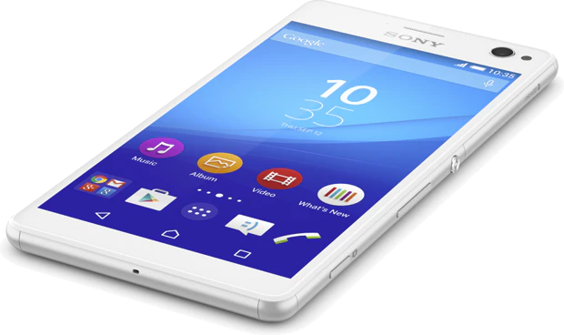 Sony Xperia C4 wit liggend