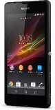 Sony Xperia ZR zwart schuin