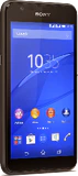 Sony Xperia E4g zwart zijkant